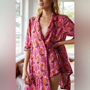 Anthropologie Mary O’Malley Dahlia Pajama Top XS